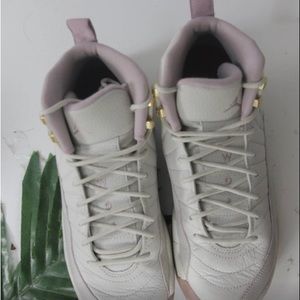 Nike Air Jordan 12 Plum fog size 8youth/9.5womens